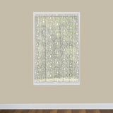 Bristol Garden Lace Tier Curtains And Panels - Cafe