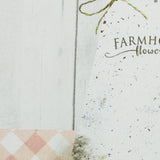 Farmhouse Peonies Tailored Valance and Table Linens - Multi