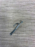 Drapery and Curtain Pin and Slip In Hooks - Zinc