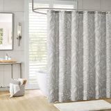 Winslow Floral Shower Curtain - Taupe