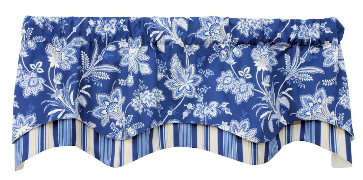 Windsong Harbor Floral Drapery Fabric