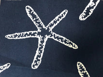 Brentwood Starfish Indigo Fabric - Indigo