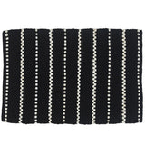 Fairfield Chindi Rag Rug - Black / White