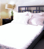 Fleece Top Heated Mattress Pad - White