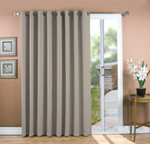 Grand Pointe Smoke Room Darkening Grommet Panel - Smoke