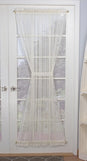 Hydrangea Lace Door Panels - Ivory