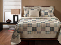 Oxford Patchwork Quilt Set - Multi