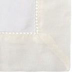 Simplicity Hemstitch Cotton Tier Curtain - Natural