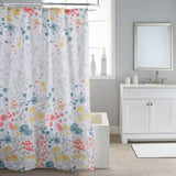 Wildflower Slub Weave Shower Curtain - Gray / Taupe