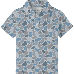 Watercolor Camo Polo Shirt - First Glimpse Kids