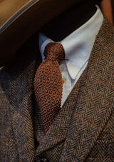 Edison Harris Tweed Jacket - Brown Check – Thomas Farthing London