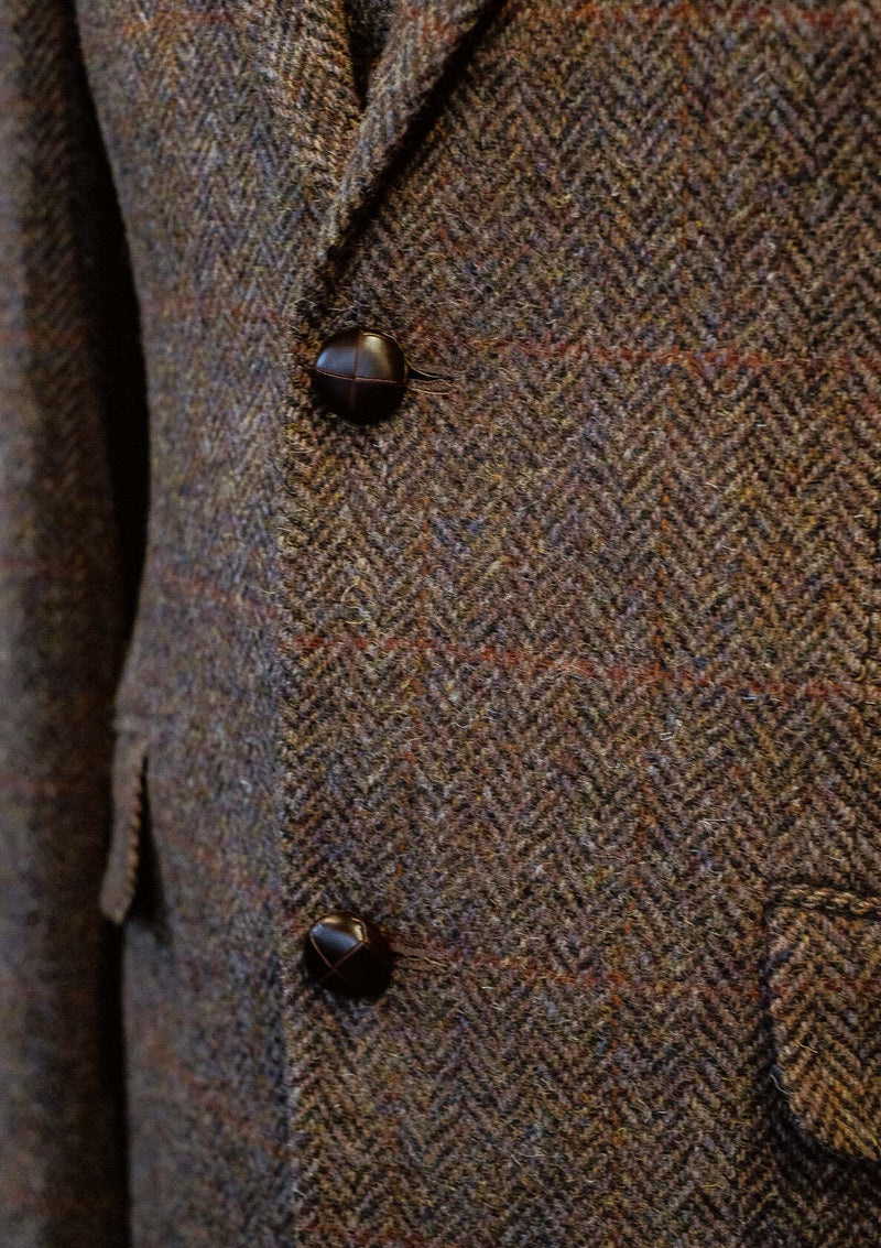Edison Harris Tweed Jacket - Brown Check – Thomas Farthing London
