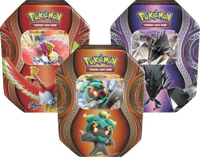 POKEMON TCG Pokémon TCG Mysterious Powers Tin Ho-Oh GX/Necrozma GX/Marshadow  GX Lot for Women