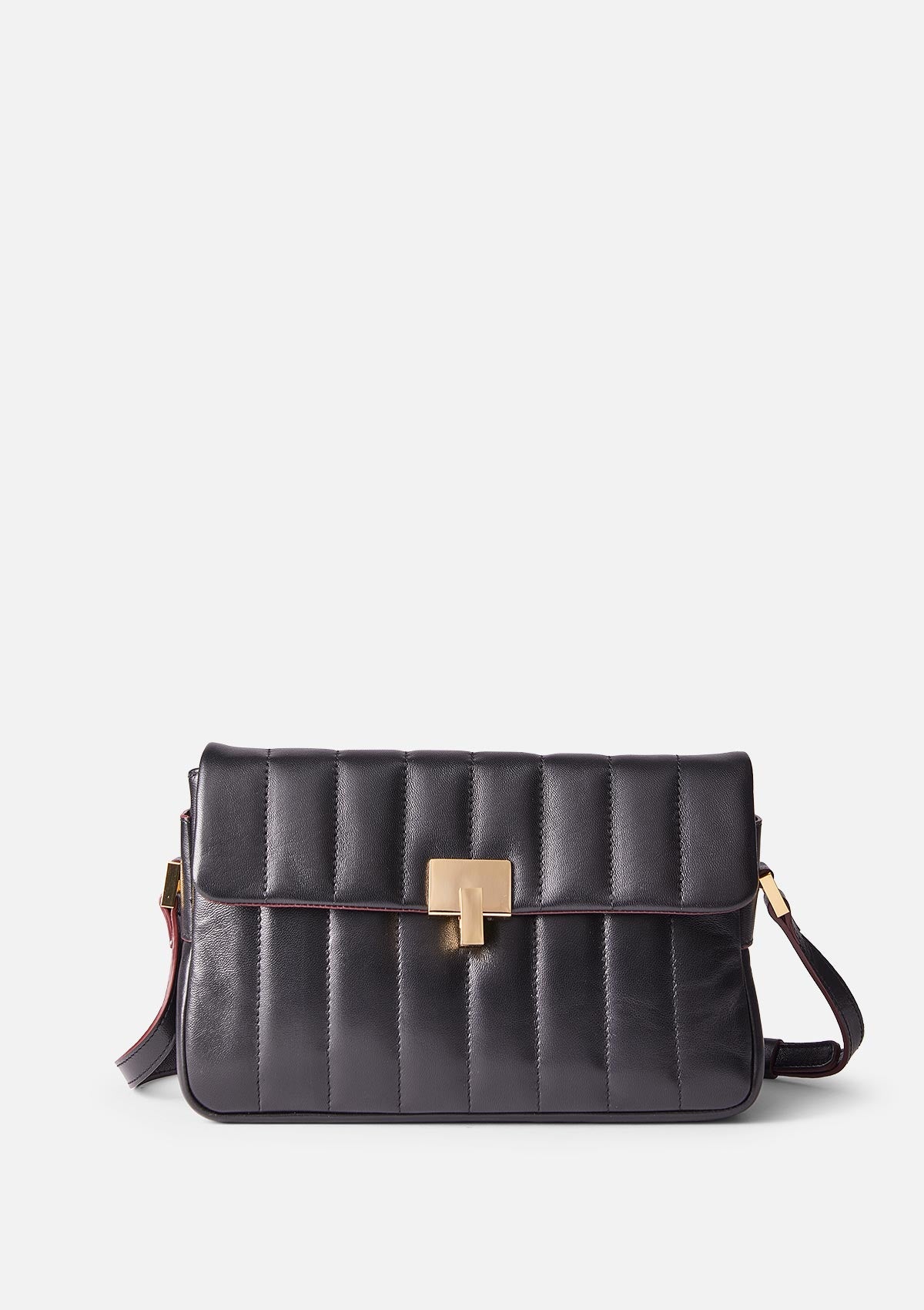 ANIM SATCHEL - BLACK NAPPA – Avril Gau