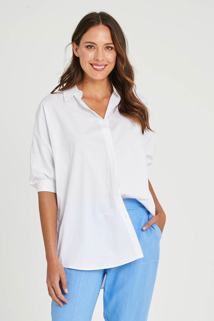 Betty Basic Dolce Dolman Shirt White – Inside Out Design