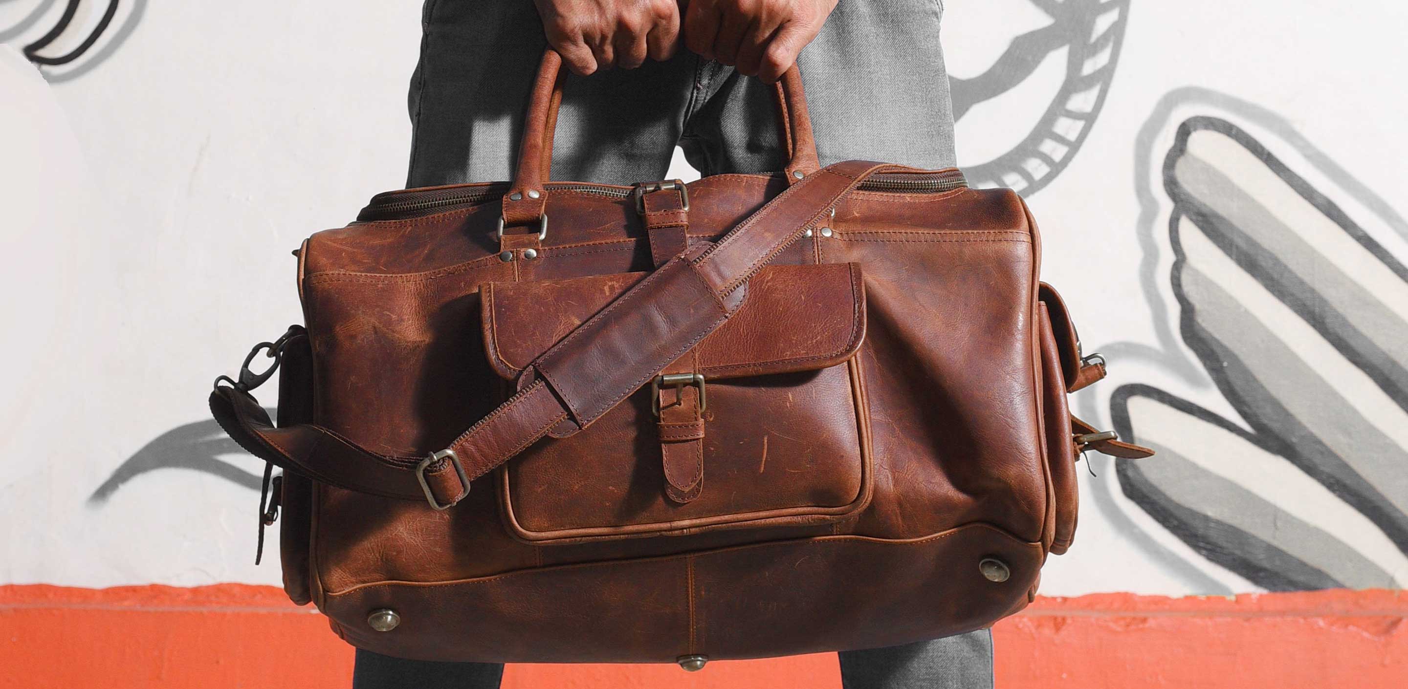 Are Leather Duffel Bags allowed on Planes? | Leather Jacket Shop
