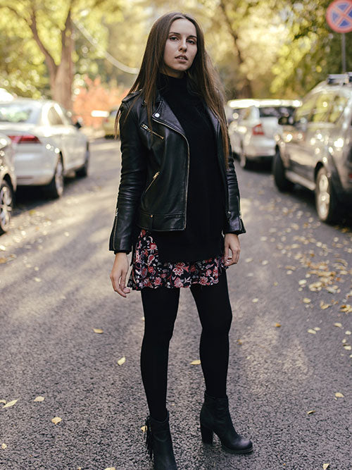 10 Ways To Style A Women Black Leather Jacket | Leather Jacket Shop