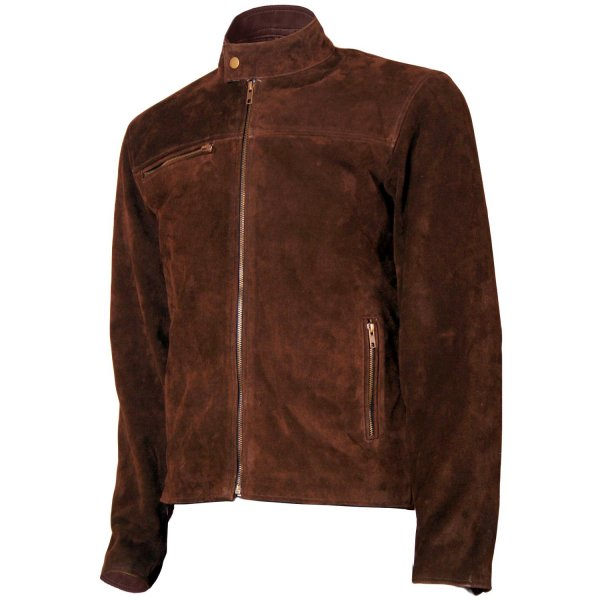 Brown Leather Suede Jacket