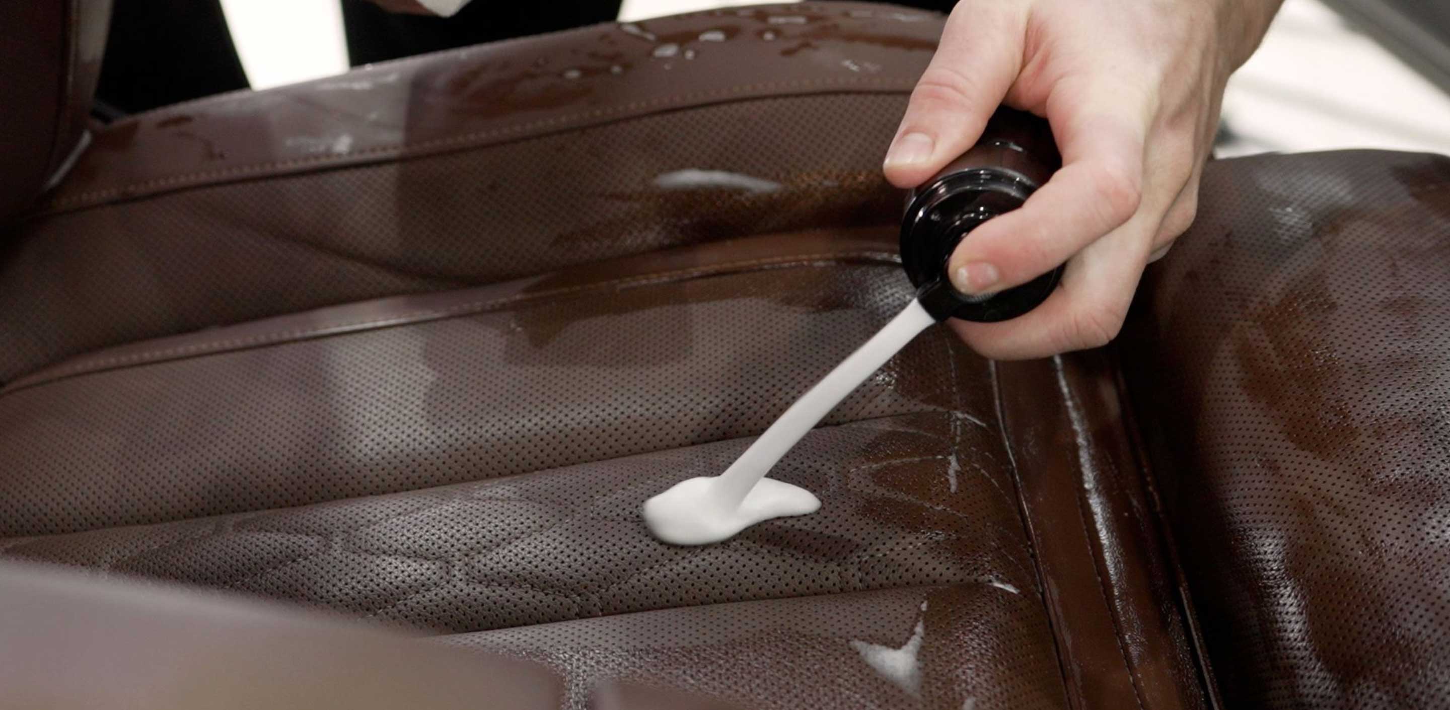 How do you treat leather discoloration?