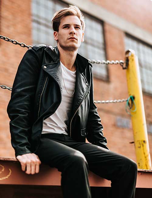 How To Wear A Leather Biker Jacket for Men?