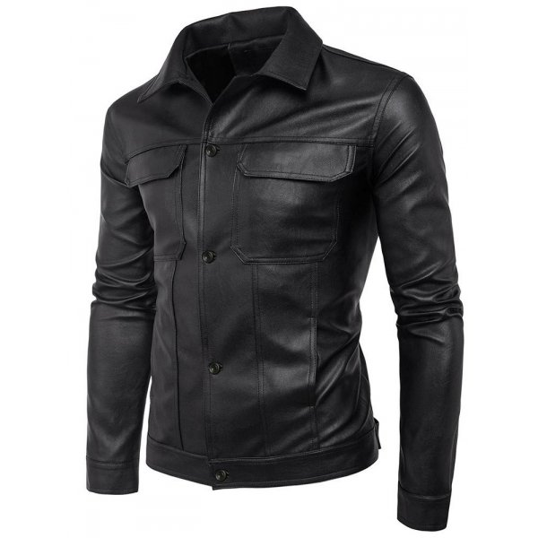 Men's Cowhide Leather Jacket