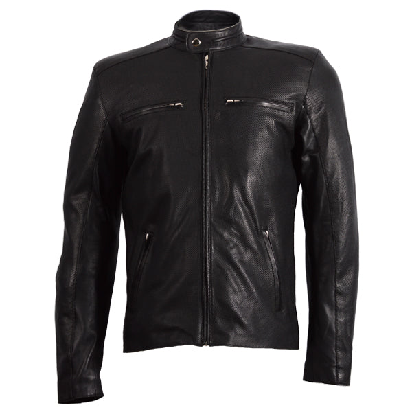 Cafe Racer Summer Jacket in Black