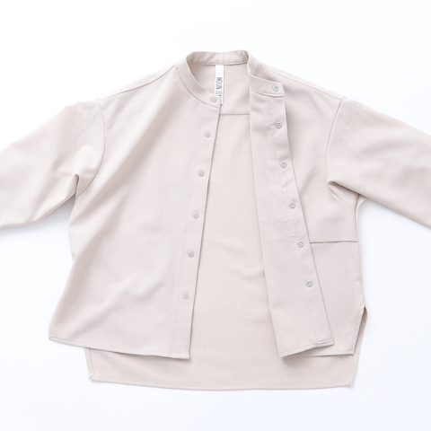 MOUNTEN. マウンテン 22S-MS26-1106 polyester canapa pocket shirts
