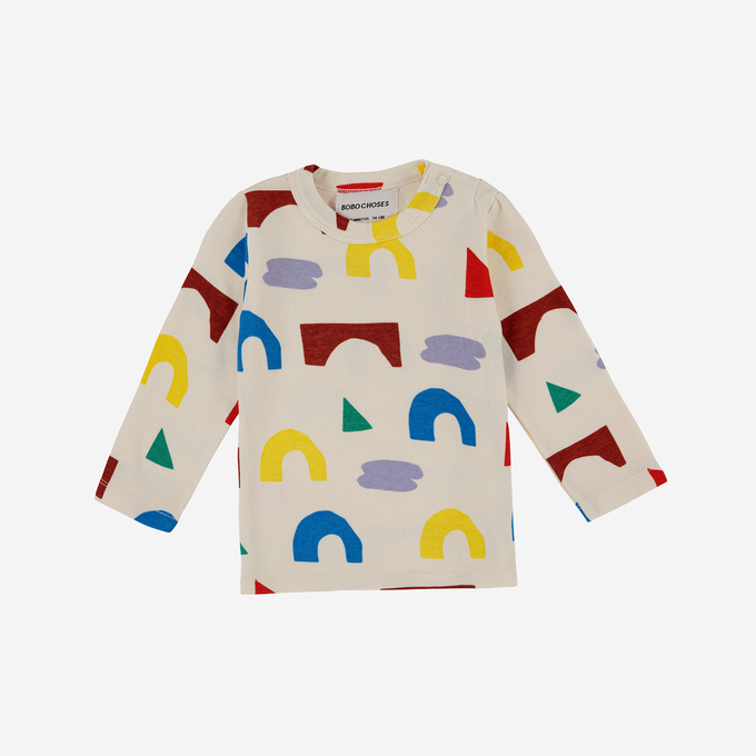 BOBOCHOSES Playfull all over big long sleeve T-shirt