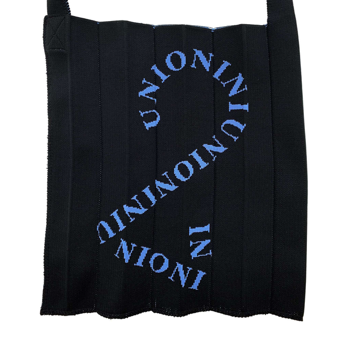 UNIONINI ユニオニーニ<br>【23ssご予約】AC-084<br>logo knit bag