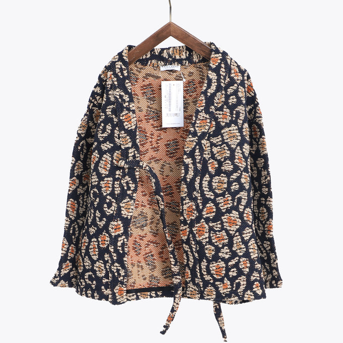 Dailybrat Lucky leopard jacquard kimono