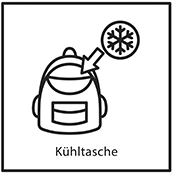 Kraxe Kindertrage mit Kühltasche