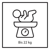 Kraxe für Kinder bis 22 kg