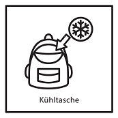 Kindertrage mit kühlender Tasche