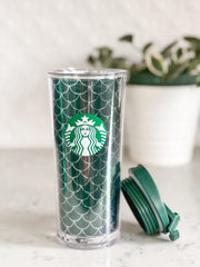 Starbucks United Kingdom White Abstract Phinney Stainless Steel