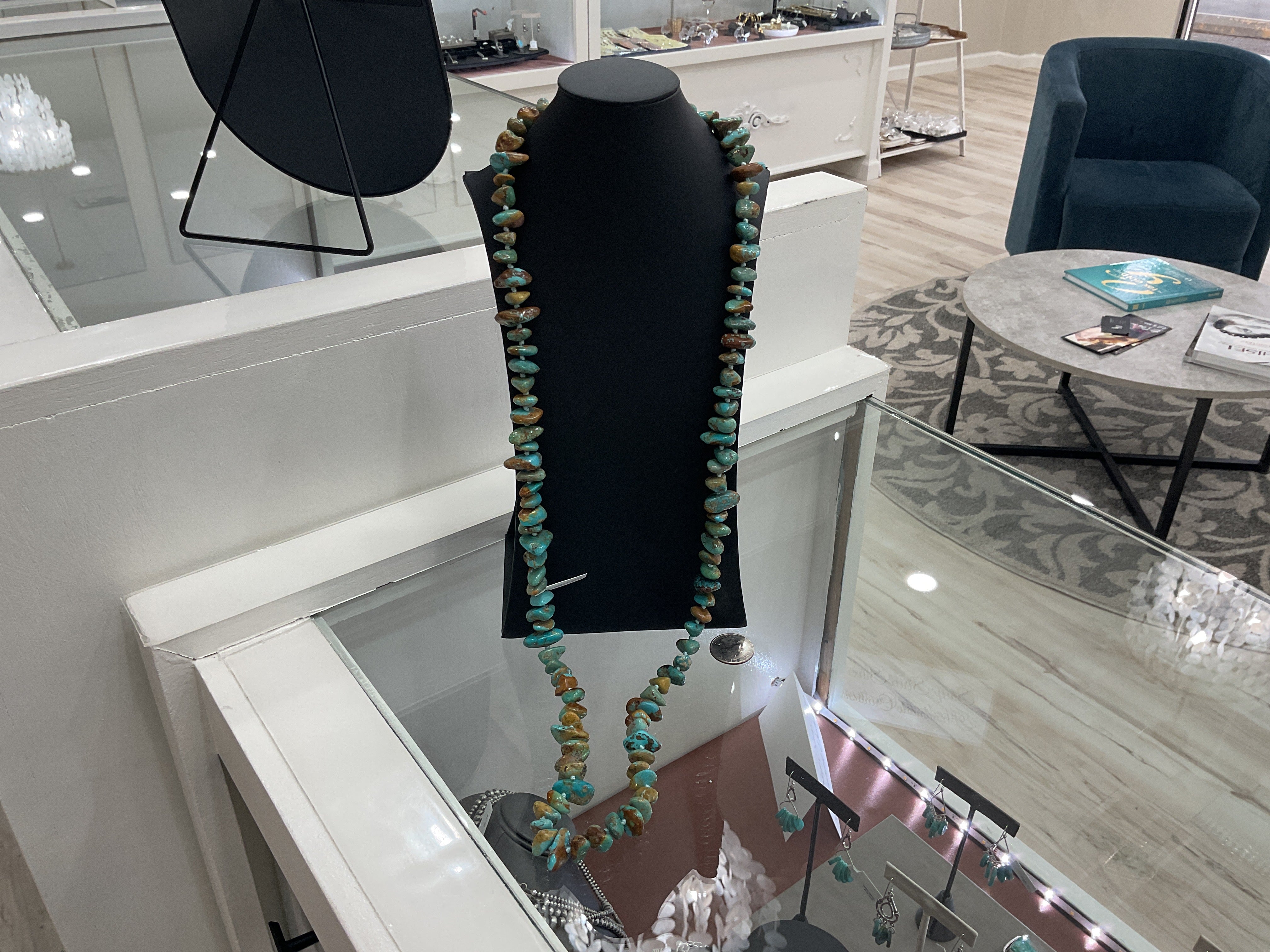 Nevada Turquoise Nugget Necklace