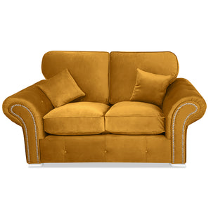 Oakland Plush Velvet 2 Seater Sofa | Sestra Living