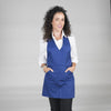 AVENTAL BISTRO COM DECOTE V-Azulão 103-One Size-RAG-Tailors-Fardas-e-Uniformes-Vestuario-Pro