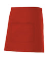 AVENTAL CURTO COM BOLSO-Vermelho-U-RAG-Tailors-Fardas-e-Uniformes-Vestuario-Pro