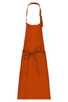 Avental de algodão sem bolso-Burnt Orange-One Size-RAG-Tailors-Fardas-e-Uniformes-Vestuario-Pro