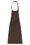 Avental de algodão sem bolso-Chocolate-One Size-RAG-Tailors-Fardas-e-Uniformes-Vestuario-Pro