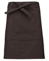 Avental de comprimento médio-Chocolate-One Size-RAG-Tailors-Fardas-e-Uniformes-Vestuario-Pro