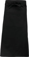 Avental poliéster / algodão extra comprido-Black-One Size-RAG-Tailors-Fardas-e-Uniformes-Vestuario-Pro