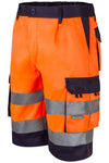 BERMUDA BICOLOR AV-Laranja Fluor-L-RAG-Tailors-Fardas-e-Uniformes-Vestuario-Pro