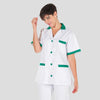 Bata curta Lua-Branco/Verde-XS-RAG-Tailors-Fardas-e-Uniformes-Vestuario-Pro