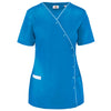 Bata poliéster / algodão com molas de pressão de senhora-Light Turquoise-XS-RAG-Tailors-Fardas-e-Uniformes-Vestuario-Pro