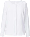 Blusa crepe da China Riola-Branco-36 EU (8 UK)-RAG-Tailors-Fardas-e-Uniformes-Vestuario-Pro