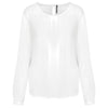 Blusa de senhora em crepe de manga comprida-Off White-34 PT (34 FR)-RAG-Tailors-Fardas-e-Uniformes-Vestuario-Pro