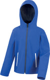 Blusão Softshell de criança com capuz-Royal Azul / Azul Marinho-5/6-RAG-Tailors-Fardas-e-Uniformes-Vestuario-Pro