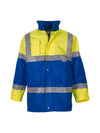 Blusão alta visibilidade em contraste-Hi Vis Yellow / Royal Blue-S-RAG-Tailors-Fardas-e-Uniformes-Vestuario-Pro