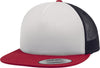 Boné Flexfit Espuma Trucker-Vermelho/Branco/Preto-Unico-RAG-Tailors-Fardas-e-Uniformes-Vestuario-Pro